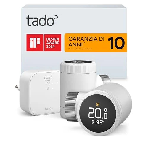 Oferta limitada: tado° Termostato de radiador inteligente tado° X, Starter Kit con Bridge X, aplicación y altavoz inteligente (Alexa, Siri, Google Assistant), instalación sencilla de 219.37 EUR a 159.99 EUR (ahorro 27%)