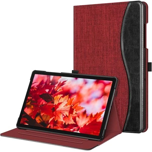 Limited offer: Fintie Case for Samsung Galaxy Tab A11+ Plus 11 Inch 2025/ A9+ Plus 2023, Multi-Angle Viewing Smart Stand Back Cover with Pocket Auto Wake/Sleep, Wine from 19.77 EUR to 17.99 EUR (save 9%)