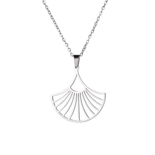 Oferta limitowana: UNIFT Miłorząb biloba naszyjnik / kolczyk dla kobiet ze stali nierdzewnej prosty elegancki wielowarstwowy naszyjnik z liści miłorzębu japońskiego / kolczyki, Stal nierdzewna, Bez kamieni szlachetnych z 36.24 zł na 36.24 zł (oszczędź 0.0