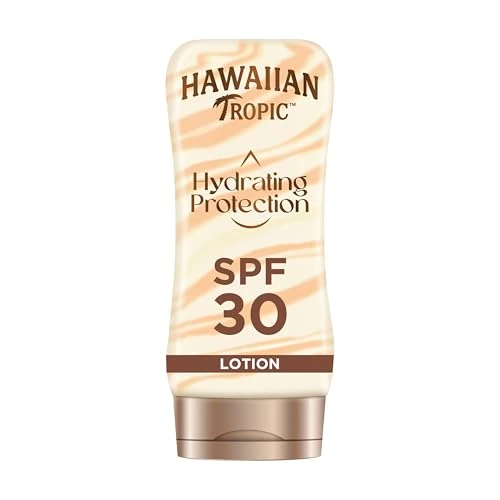 Offerta a tempo: Hawaiian Tropic, Lozione Solare Hydrating Protection Sunscreen SPF 30, 180 ml - 51% da 14.49 € a 7.13 €