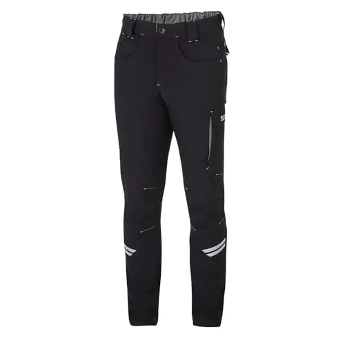 Offerta a tempo: Sparco Pantaloni da Lavoro Kansas da Uomo Tecnici Leggeri Estivi in Tessuto Nylon Stretch, Slim Fit con Multitasche e Rinforzi sulle Ginocchia. Modello Tech Light Trousers. - 0.00% da 50.28 € a 50.28 €