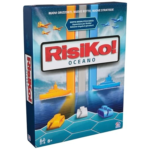 Limited offer: Editrice Giochi, Risiko! Oceano, 2 Games in 1, Board Games and Strategy for Family and Friends, Board Games for Adults and Children, Expansion of Risiko and Single Game, 8+ Years from 52.21 USD to 52.21 USD (save 0%)