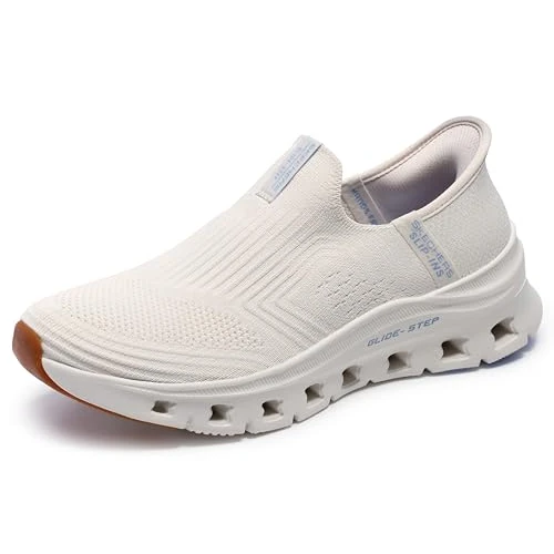 Offerta a tempo: Skechers Glide-Step PRO Everyday Citizen Sneaker da Donna, Naturale, 37.5 EU - 32% da 94.95 € a 64.42 €