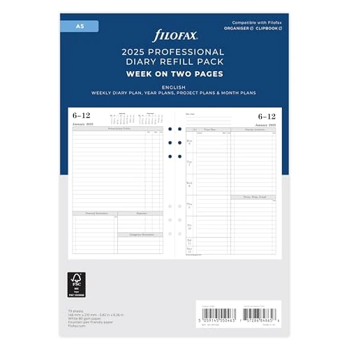 Limited offer: A5 Week to view 2025 from 3.47 EUR to 3.47 EUR (save 0%)