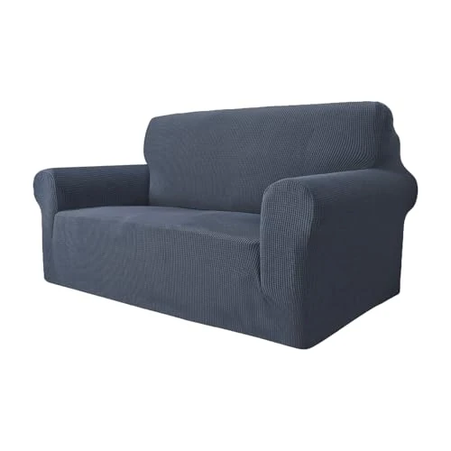 GRIFEMA GH1002-1, Funda Sofa Ajustables 2 Plazas, Fundas Sofa Elasticas con Reposabrazos, Proteger el Sofá de Manchas de Niños y Pelos de Mascotas, Lavable