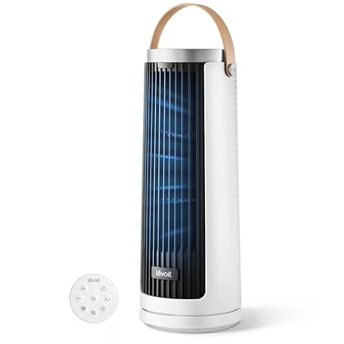 Oferta limitada: Levoit Ventilador de Torre Compacto Motor DC, Ventilador Ultra Silencioso 20dB, Flujo de Aire 7m/s, Windi Mini, Ventilador de Mesa, 5 velocidades, Temporizador 12h, Oscilación 90°, Mando a distancia de 59.99 € a 59.99 € (ahorro 0.00%)