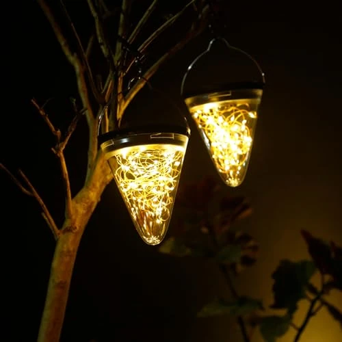 Beperkte aanbieding: DAWALIGHT Hangende zonnelampen voor buiten, 50 led-lichtslingers, 3000 K, warm wit, 3 modi, decoratieve tuinverlichting, IP55 waterdichte zonnelantaarns voor buiten, bomen, terras, balkon, feest van 18.99 EUR naar 18.99 EUR (besparing 0%)