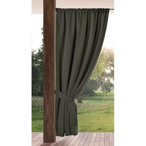 Offerta a tempo: Eurofirany GARDEN Tenda per Esterni con Tasca Per Asta - 1 Pezzo. Tende impermeabili per Terazze, Tenda per Gazebo Pergolata Patio Balcone, Protezione Solare e Privacy, 155x200 cm, Grafite - 12% da 22.34 € a 19.67 €