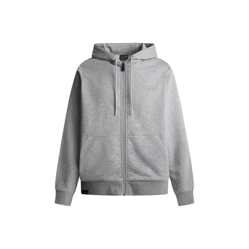Offerta a tempo: Red Bull Racing X Pepe Jeans RBR Zip Logo Hoody, Maglia di Tuta Uomo, Grey (Marl Grey), - 0.00% da 18.05 € a 18.05 €