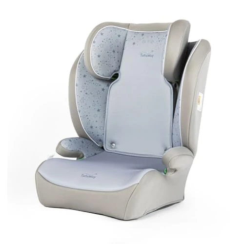Offerta a tempo: Tataway con grafiche stelline i-Size, Seggiolino auto bambini 15-36 kg (3,5-12 anni), 100-150 cm, Gruppo 2/3, si installa con cintura a 3 punti, grigio - 4% da 89.99 € a 86.21 €
