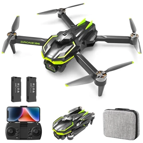 Offerta a tempo: Drone con Telecamera HD 1080P Pieghevole Drone con Motore Brushless, RC Quadcopter Telecomandati Droni per Principianti e Bambini/Adulti, Giocattoli Regalo per Ragazzo e Uomo - 44% da 79.99 € a 44.64 €