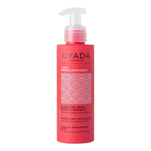GYADA COSMETICS, Gel Fluido Modelador para Cabello Rizado y Ondulado, Efecto Definido, con Acción Disciplinante y Anti-Frizz, 150 m