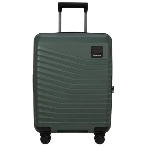 Samsonite Intuo - Spinner S, Deplable Handy, 55 cm, 39/45 L, dimensioni (Olive Green)