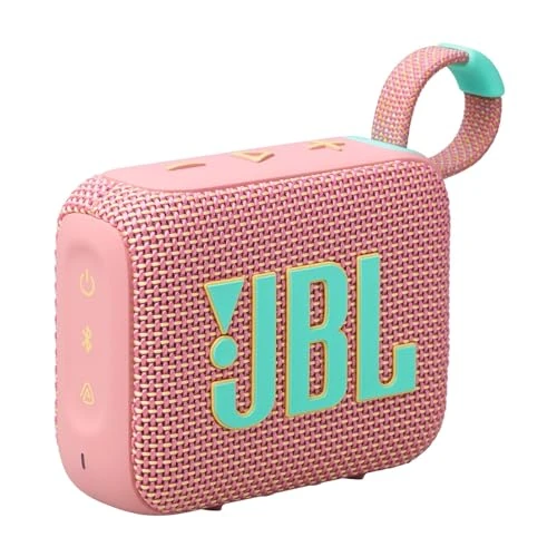 Limited-time offer: JBL GO 4 Ultra-Portable Bluetooth Speaker with Big JBL Pro Sound and Punchy Bass, PlaytimeBoost, Waterproof Design and 7-Hour Playtime, Pink from 39.99 GBP to 39.99 GBP (save 0%)