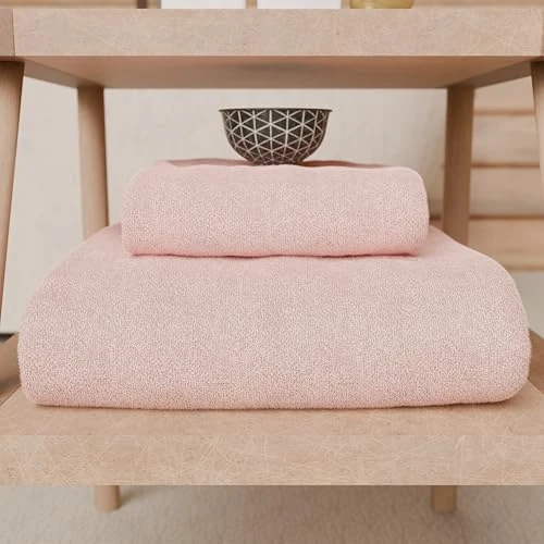 Tijdelijke aanbieding: PETTI Artigiani Italiani - Badhanddoeken van 100% katoenen badstof, handdoekenset 1 + 1, 2 stuks, 1 gezichtshanddoek en 1 handdoek, roze handdoeken van 14.77 € naar 14.77 € (0.00% korting)