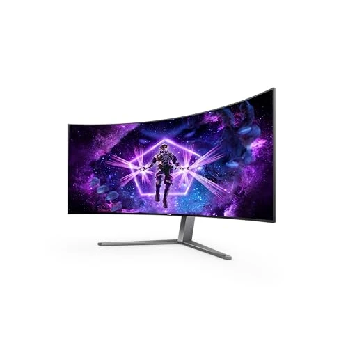 Limitiertes Angebot: AOC Agon Pro AG456UCZD - 45 Zoll OLED WQHD Curved Gaming Monitor, 240 Hz, 0.03 ms GtG, HDR10, FreeSync Prem. Pro, G-Sync comp. (3440x1440, HDMI 2.0, DisplayPort 1.4, USB-C (90 W PD), USB Hub) schwarz von 1069.00 EUR auf 1030.72 EUR (Spare 4%)