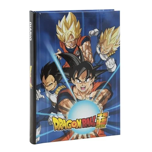 Oferta ograniczona: DRAGON BALL SUPER Dziennik szkolny 2024-2025, oficjalny Dragon Ball, 12 miesięcy, idealny do szkoły podstawowej, z wyściełaną okładką i 320 kolorowymi stronami wewnętrznymi, 13 x 17,8 cm z 16.00 EUR na 8.00 EUR (znizka 50%)