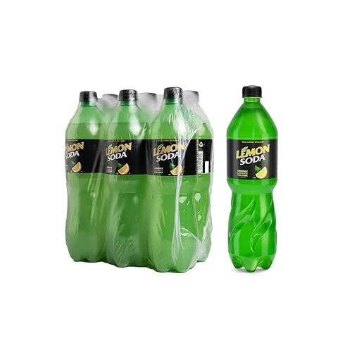 Lemonsoda | Lemon Carbonated Drink 6 Bottles of 125 cl PET, The Original Italian Lemonade with Sicilian Lemon Juice, No Dyes
