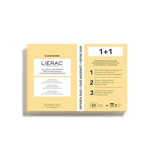 Offerta a tempo: Lierac Sunissime Le Capsule Preparatrici, Integratore Alimentare che Prepara la Pelle al Sole — 27% da 26,90 € a 19,67 €