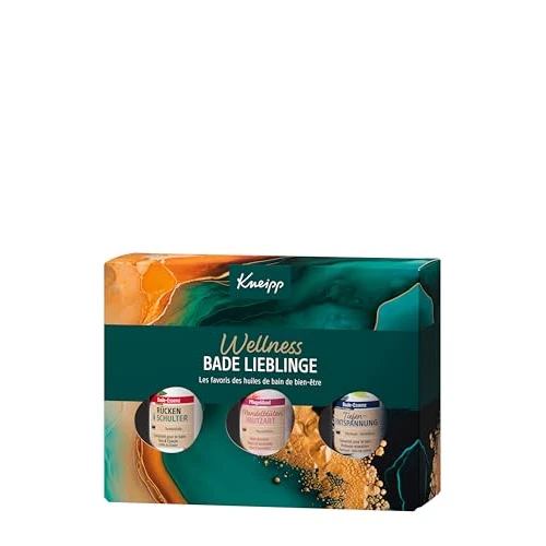 Tijdelijke aanbieding: Kneipp Cadeauset Wellness Bade Favoriete - Geschenkverpakking met 3 populaire badolie van Kneipp - testmaten om te leren kennen en cadeau te geven - 3 x 20 ml van 7.56 € naar 7.56 € (0.00% korting)
