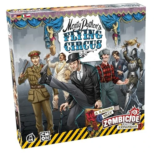 Oferta limitada: CMON, Zombicide 2ª edición – Monty Python's Flying Circus, Expansión en miniatura, juego de conocedores, Dungeon Crawler, 1-6 jugadores, a partir de 14 años, 60 minutos, alemán, multilingüe de 53.84 € a 53.84 € (ahorro 0.00%)