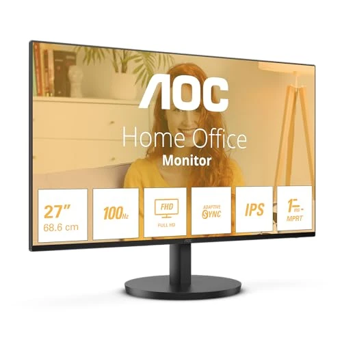 Offerta a tempo: AOC B3 27B3HA2 LED display 68,6 cm 27" 1920 x 1080 pixels Full HD Noir, 27 inch FHD IPS 100Hz, HDMI, Speakers, 27 pollice FHD IPS, 100 Hz, Altoparlanti - 34% da 119.00 € a 79.00 €