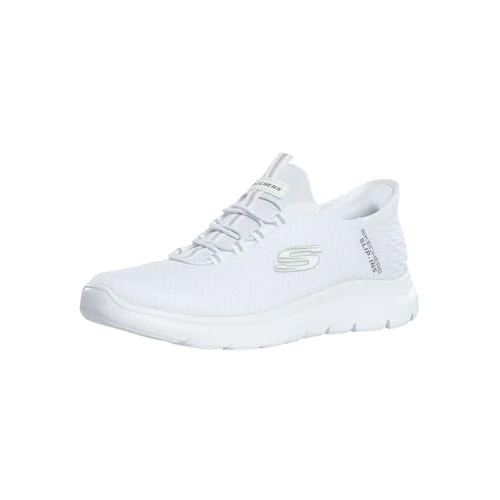Offre limitée : Skechers Homme Summits High Range Slip-In ENTRAINEUSE, White Mesh/Trim, 46 EU de 84.95 € à 67.95 € (20% de remise)