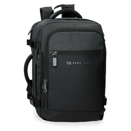 Pepe Jeans Jarvis Valise de cabine verte 25 x 40 x 17 cm Cuir synthétique et polyester 17 L 1 kg Bagage à main by Joumma Bags, vert, Valise de cabine