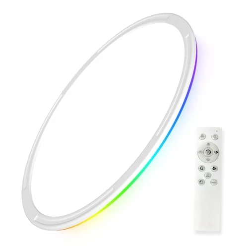 Oferta limitowana: TOPBOS 30W Lampa sufitowa LED,ściemniana,4000lm,zmiana koloru RGB,3000K-6500K,IP54 wodoodporna,płaska lampa łazienkowa do łazienki,pokoju dziecięcego,sypialni,Φ30 cm z 159.99 zł na 159.99 zł (oszczędź 0.00%)