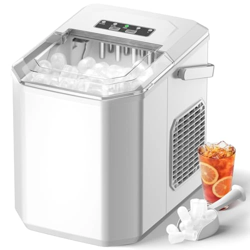 Ice Cube Machine, 12 kg / 24 Hours Ice Cube Maker, Professional Ice Maker 1.5 L Ice Maker 6-13 Minutes Production Time, Ice Cube Maker (Multi-Way)