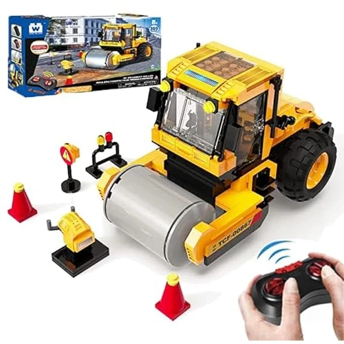 Wise Block op afstand bestuurde auto bouwdoos, kinderspeelgoed 8 9 10 11 12+ jaar jongens meisjes, gevorderd niveau - Pavement Rescue