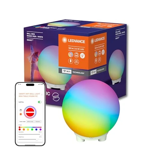 LEDVANCE Smart WiFi Ball Mini MGC RGBW USB LEDV, White