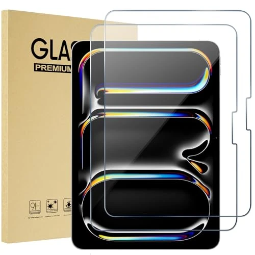 Oferta limitowana: Procase 2 x szkło hartowane do iPada Pro 13 cali (M4) 2024, folia ochronna na ekran, ochrona ekranu, odporne na zarysowania bez pęcherzyków 0,33 mm, grubość 9H z 63.56 zł na 63.56 zł (oszczędź 0.00%)