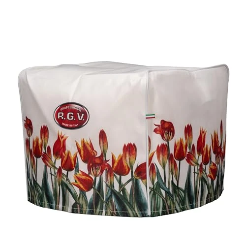 Limited-time offer: RGV 1932 Cover for Slicer - Elegance and Protection with Tulip Pattern-100% Made in Italy, Polyester, Coloured from 25.43 £ to 25.43 £ (save 0.00%)