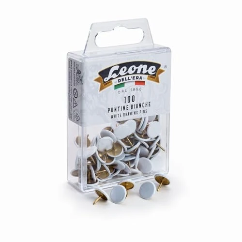 Tijdelijke aanbieding: Kleurrijke punaises leeuw Des Era - wit in hangdoos met 100 stuks van 4.49 € naar 4.49 € (0.00% korting)