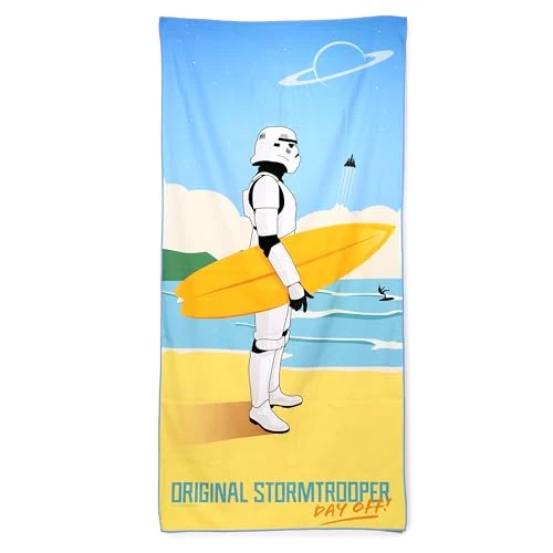 Offerta a tempo: Telo Mare in Microfibra 180x85cm - L'Originale Stormtrooper - Surf - Day Off - 35% da 21.99 € a 14.24 €