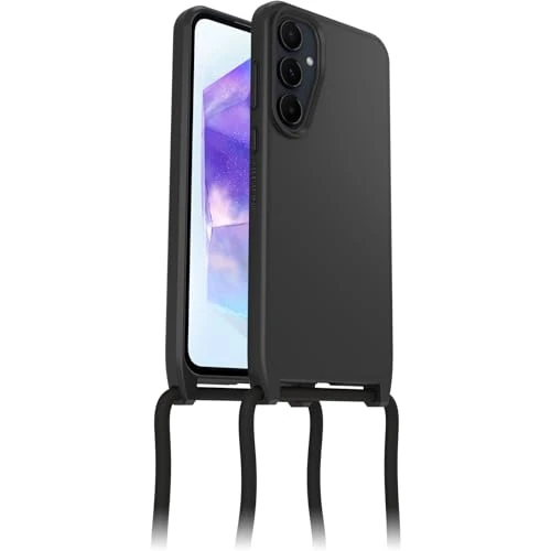 Oferta limitada: Otterbox Funda React Necklace para Samsung Galaxy A55 5G, Ultra Fina, Funda Protectora con cordón para Cuello Ajustable y Desmontable, Testada según los Estándares Militares, Noir de 39.99 EUR a 8.80 EUR (ahorro 78%)