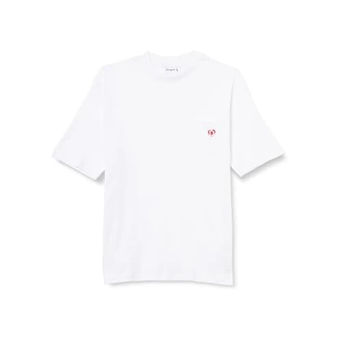 Zeitlich begrenztes Angebot: Desigual MAN Template 1 Color NE, 1000 Blanco, M von 38.56 € auf 38.56 € (0.00% Rabatt)
