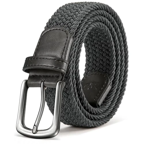 Limited offer: KEMISANT Men Belt-Stretch Woven Braided Belt For Men Golf Casual Jeans Dresses with Nylon Canvas 1 3/8" from 6.99 EUR to 6.99 EUR (save 0%)