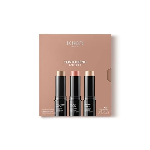 Offerta a tempo: KIKO Milano Contouring Face Set 01, Kit Makeup Viso Con 3 Stick: Fard, Illuminante E Contorno Viso - 23% da 29.99 € a 23.08 €
