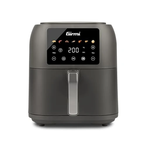 Oferta limitada: Girmi FG92 "Ecofrit Deep" Freidora de aire, Capacidad XXL 8 litros, 1700 W, BPA/PFOA Safe, Recipiente antiadherente, Pantalla digital con 7 programas, Recetario incluido de 48.00 EUR a 48.00 EUR (ahorro 0%)