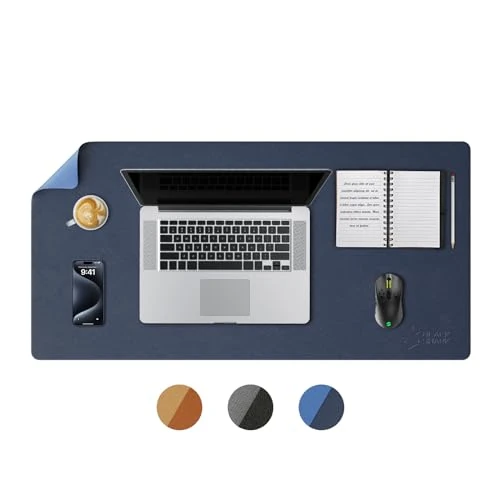 Tijdelijke aanbieding: Black Shark Manta P9, antislip, lederen bureau-onderlegger, toetsenbord-gamingmuismat (79,8 x 39,9 x 0,3 cm), grote bureauhoes, waterdicht schrijfblok, geschikt voor bureau, thuisbureau - Manta P9, van 15.06 EUR naar 15.06 EUR (korting 0%)