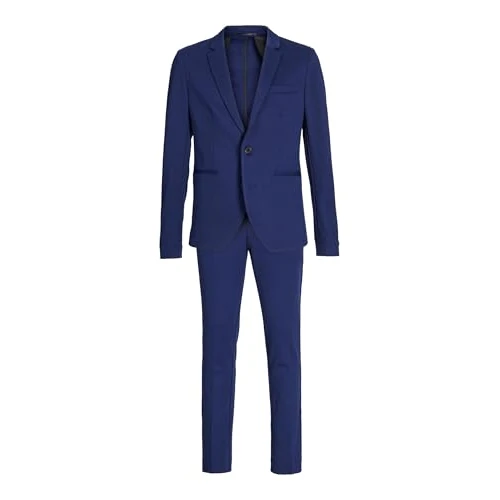 JACK&JONES JUNIOR Boys Jjejaxon Jersey Suit Noos Jnr Suit, Medieval Blue, 140