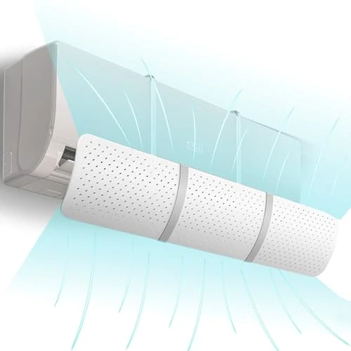 WIOONI Universele Verstelbare Air Conditioning Wand Deflector voor Woonkamer, Kantoor, Slaapkamer - Wit