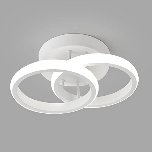 FUPE Plafonnier LED Soffitto moderne, 20 W Plafonnier LED Soffitto, 6500 K Bianca Fredda Lampada da Soffitto LED Moderne Adatto per lampade a soffitto e a parente