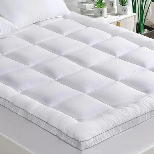 Tijdelijke aanbieding: GRT Matrastopper, matrasbeschermer, hoeslaken, matrastopper, bedlaken met bamboevezels en 3D sneeuwvlokvulling, geschikt voor boxspringbedden tot 30 cm hoog (140 × 200 cm) van 57.99 € naar 57.99 € (0.00% korting)