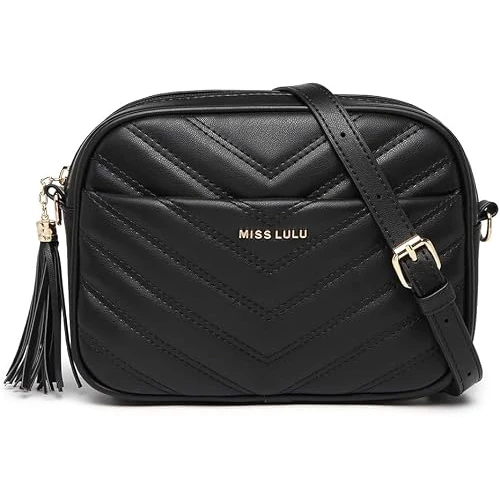 Oferta limitada: Miss Lulu Bolso Bandolera de Mujer con Correa Ajustable y Desmontable – Diseño Acolchado Moderno y Ligero para Uso Diario de 15.64 € a 15.12 € (ahorro 3%)