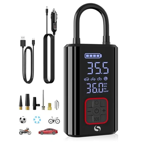 SERVOMASTER Draagbare luchtcompressor voor banden, draagbare mini-compressor