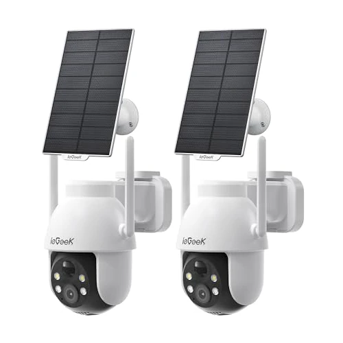 Offerta a tempo: ieGeek 2K 360° PTZ Telecamera Wi-Fi Esterno Batteria con Pannello Solare - 0.00% da 99.99 € a 99.99 €