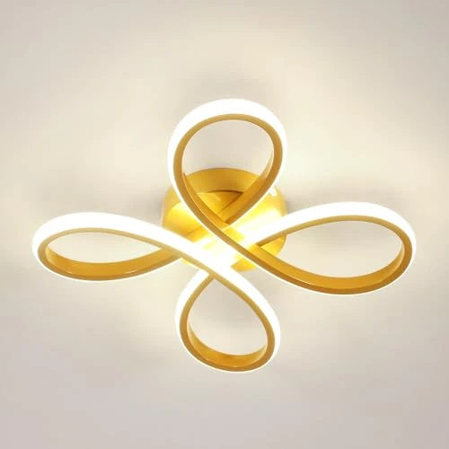 Begrenztes Angebot: Comely LED Deckenleuchte, 30W 3375LM 30cm Modern LED Deckenlampe Deckenbeleuchtung für Wohnzimmer Schlafzimmer Esszimmer, Neutrales Licht 4500K, Gold von 35.99 EUR auf 35.99 EUR (Rabatt 0%)
